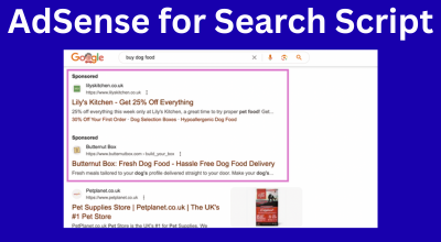 AdSense for Search Script